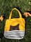 Cat Lover Gifts for Women - Black Cat Gifts for Cat Lovers - Cat Mom Gifts - Cat Themed Gifts - Happy Birthday Bags for Cat Lady Gifts - Reusable Cat Tote Bag (Yellow Cat)